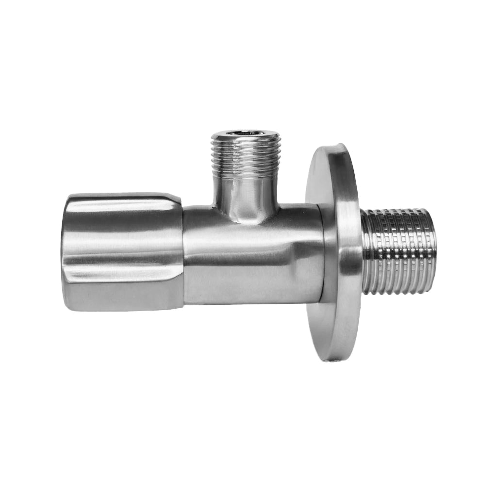 Valvola Ad Angolo 02 1/2" X 3/8" Brush Nickel
