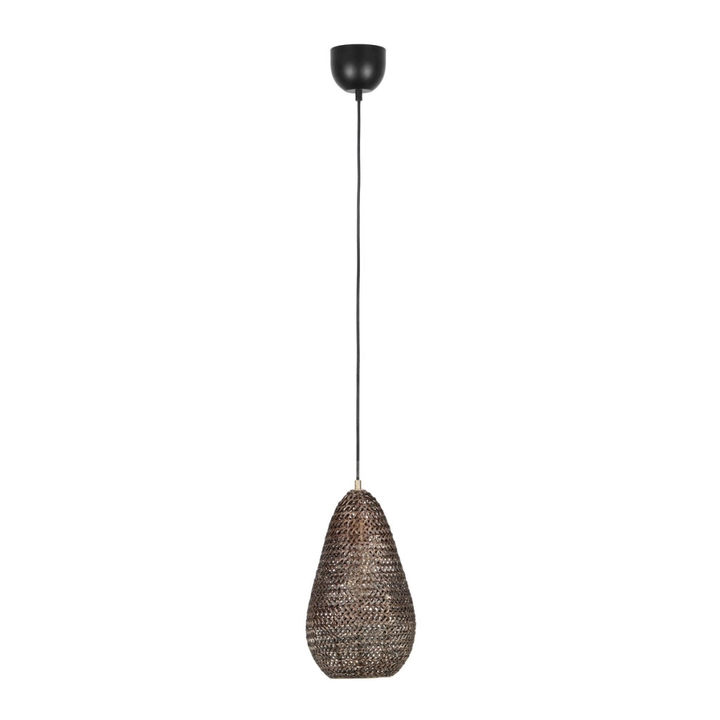 Lampada a sospensione Trio Ziva metallo ottone E27 10W