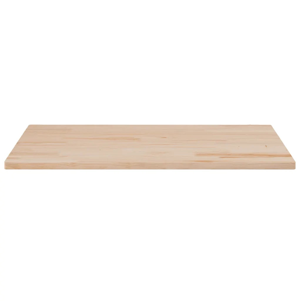 Piano Tavolo 110x55x2,5 cm Legno Massello di Pino Rettangolare 824410