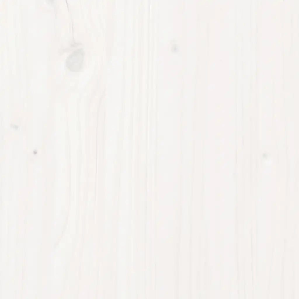 Giroletto-Struttura Letto Bianco in Legno Massello 180x200 cm Super King 394941