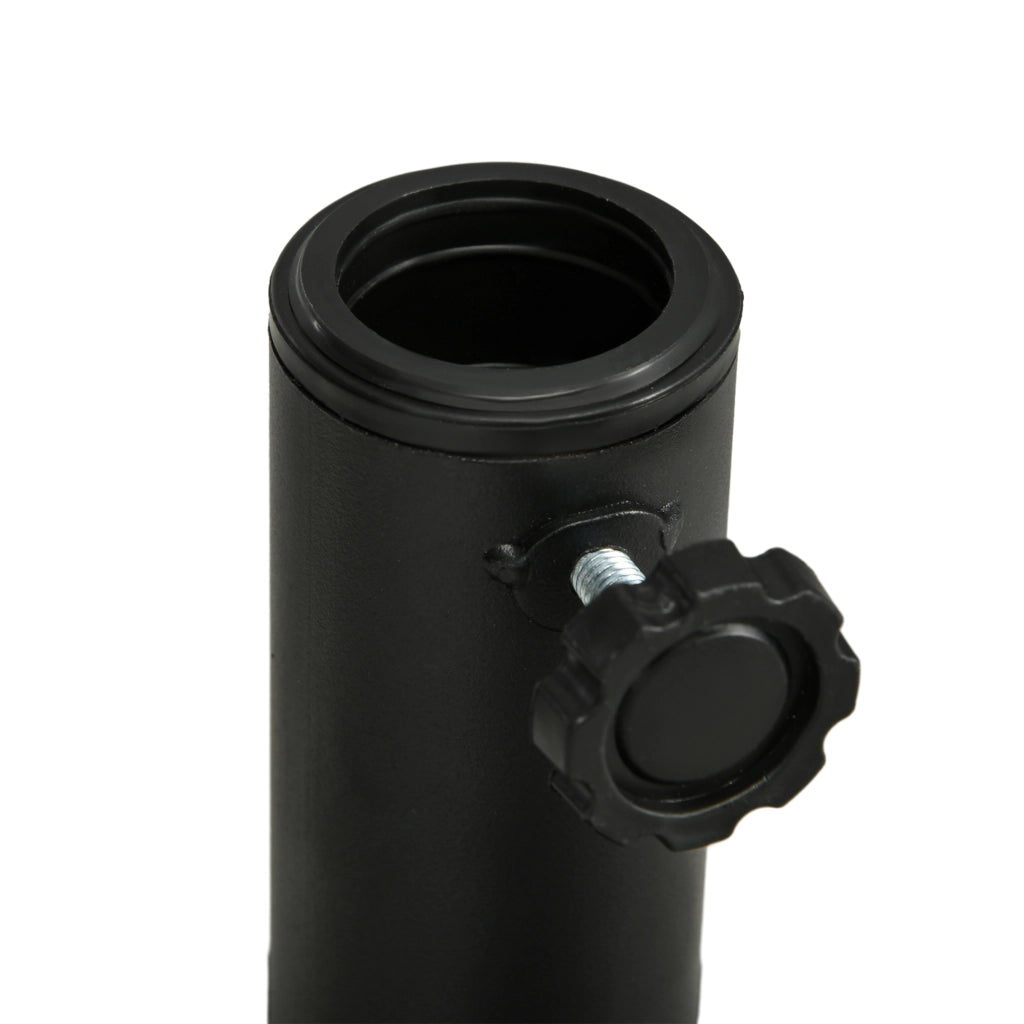 Sostegno per Ombrellone in Cemento 18 kg ¨C Zephmum ¨C Nero 32/38/48mm