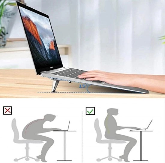 Supporto per laptop, Antislip - Sostegno per laptop, Elevatore ergonomico per laptop Kit hobby
