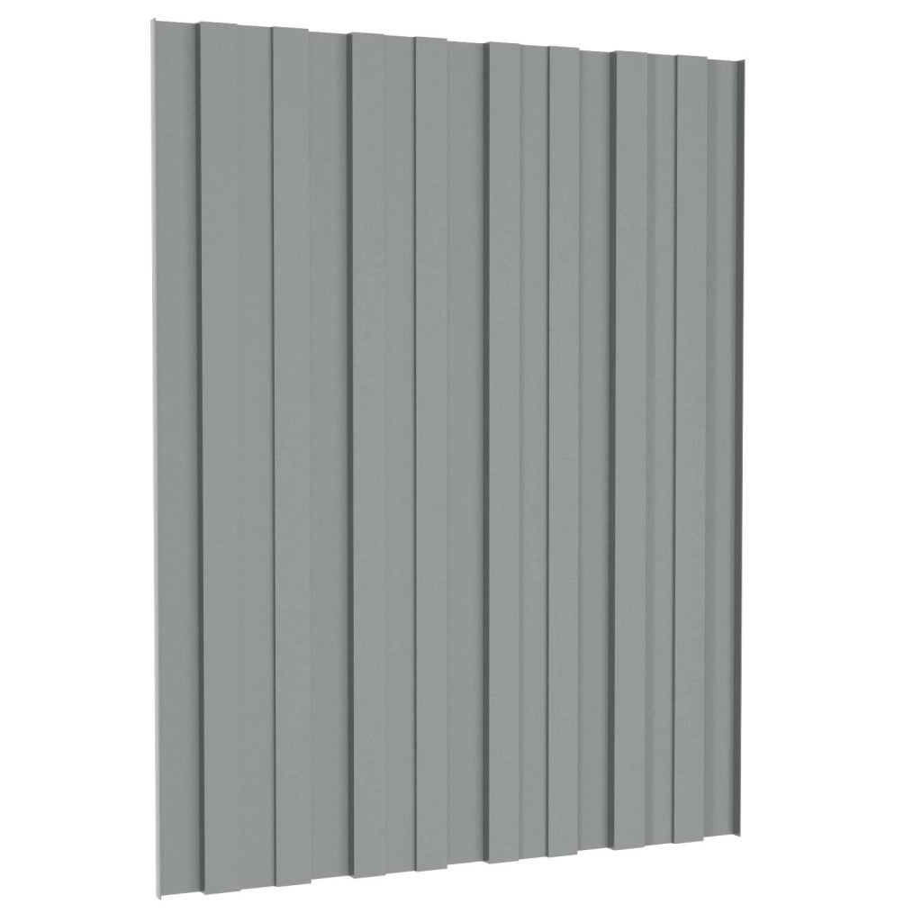 Pannello per tetto 36 pcs Grigio 60 x 45 cm Acciaio zincato 42047103