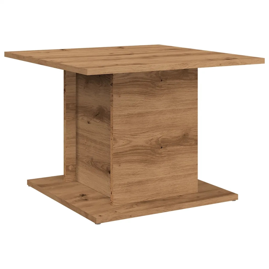 Tavolino Salotto Rovere Artigianale 55,5x55,5x40 cm Truciolato 856809