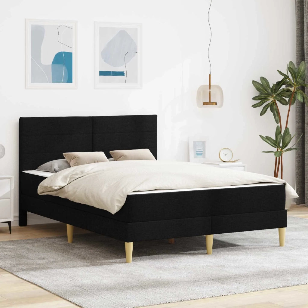 Struttura del letto Nero 120 x 190 cm Poliestere 3414946