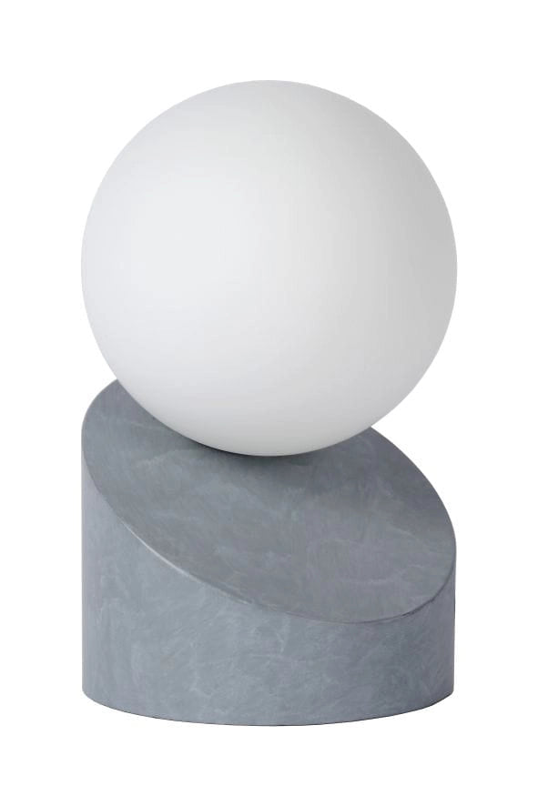 Lampada da tavolo Lucide LEN metallo/vetro grigio G9 5W