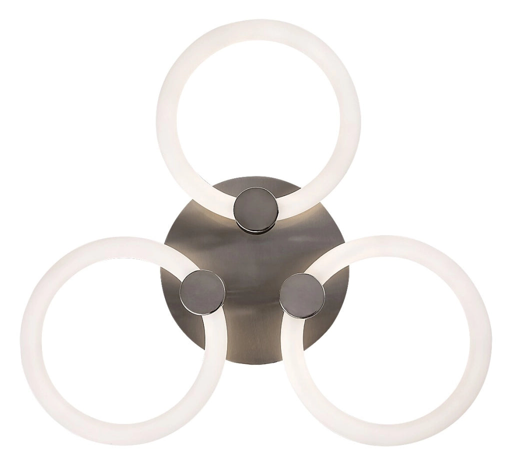 Plafoniera Rabalux Sotiris LED 21W dimmer cromata 41cm