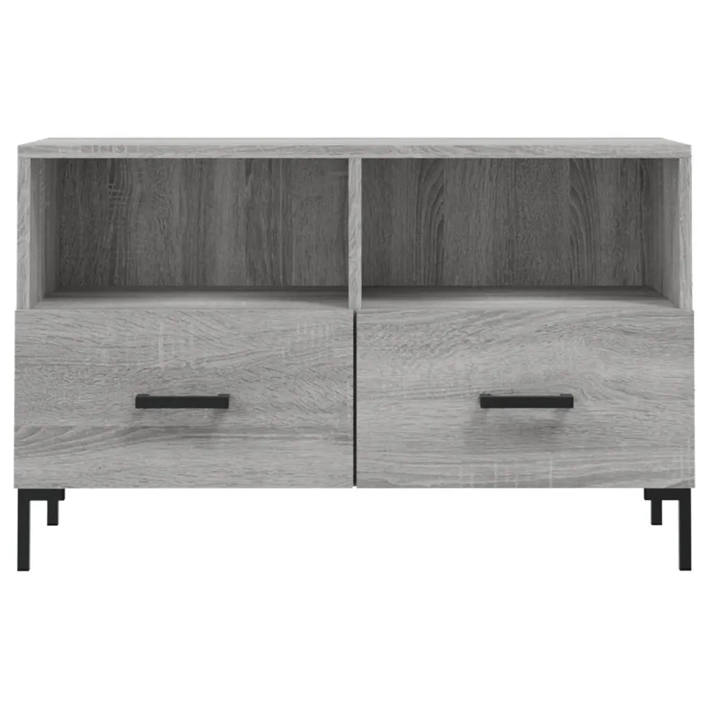 Mobile Porta TV-Mobile per TV-Credenza TV Grigio Sonoma 80x36x50 cm in Legno Multistrato 960862