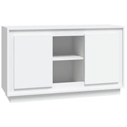 Credenza | Madia | Buffet da pranzo | Armadio da pranzo Bianca 102x35x60 cm in Legno Multistrato