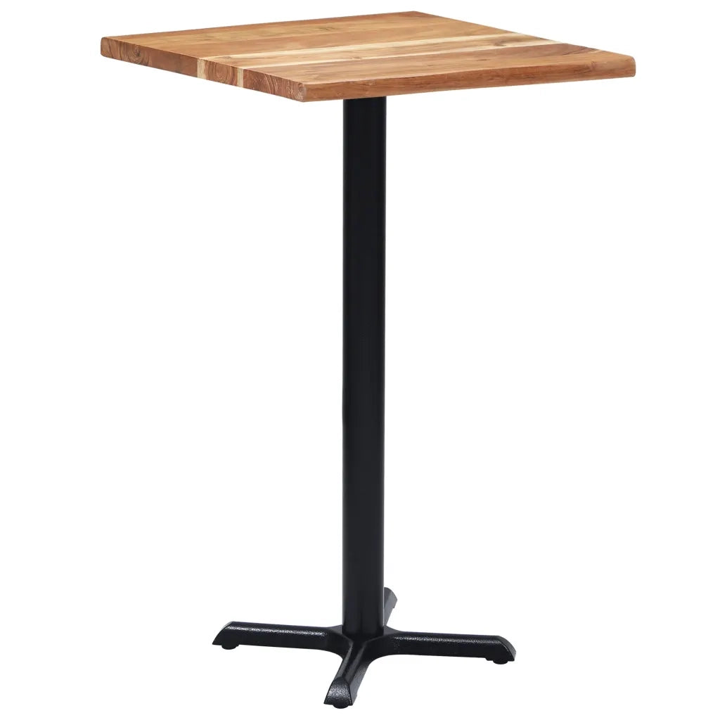 Gamba per Tavolino da Bar Nero 56x56x107 cm in Ghisa 325430