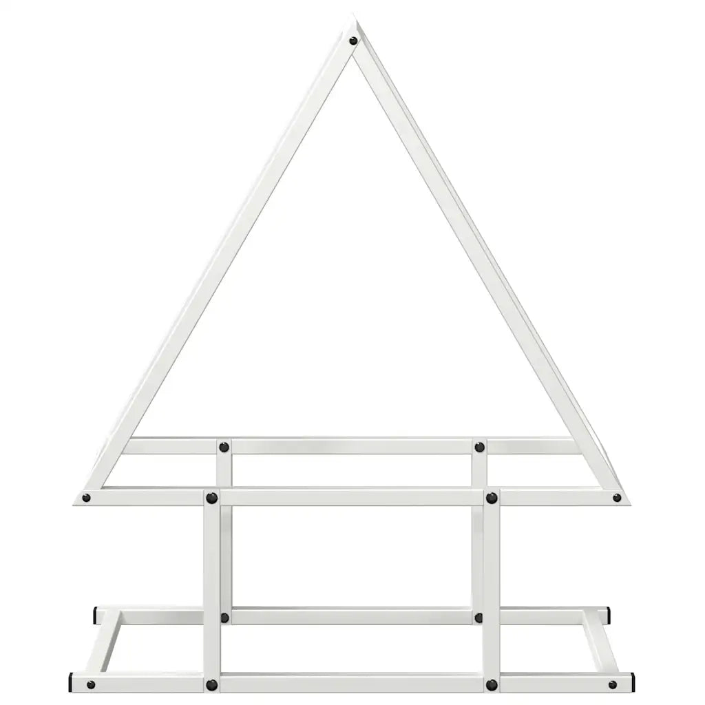 Rastrelliera per Legna da Ardere Bianca 50x25x60 cm CFW6617383