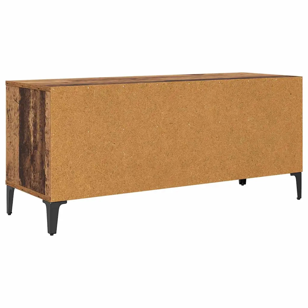 Mobile TV con cassetto-Credenza TV-Console TV Legno vecchio 100 x 34,5 x 44,5 cm 330682