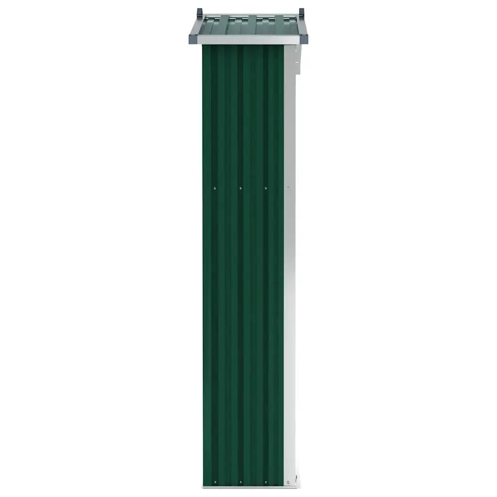 Capanno da Giardino Verde 107,5x46x183 cm in Acciaio Zincato cod mxl 65828