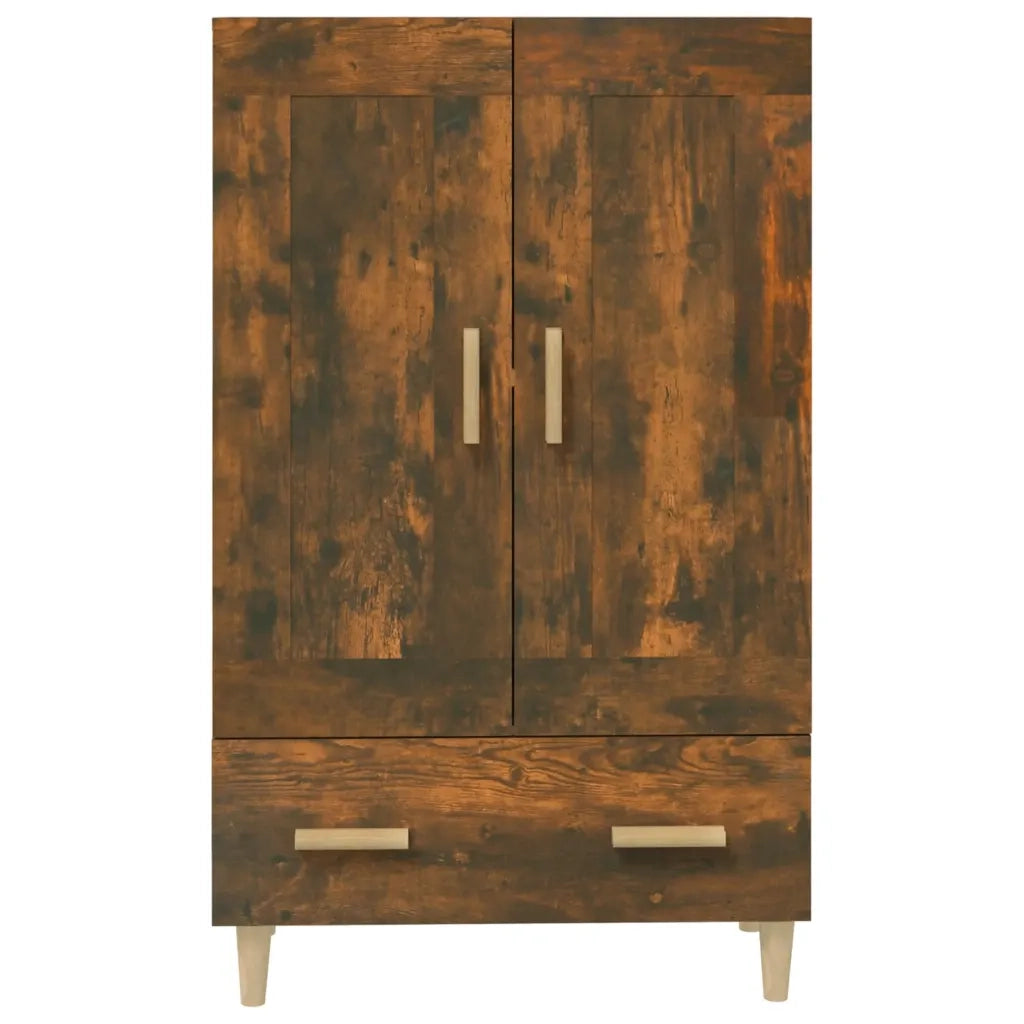 Credenza | Madia | Buffet da pranzo | Armadio da pranzo Rovere Fumo 70x31x115 cm in Legno Multistrato