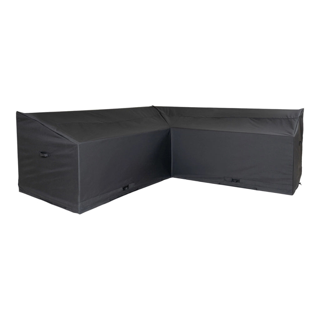 Fodera Protettiva per Arredo da Esterno Luxury, Nero, Poliestere, 100x252x90 cm