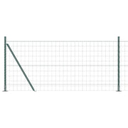 Recinzione da Giardino | Recinzione con Posto Verde 1 x 25 m Acciaio e PVC