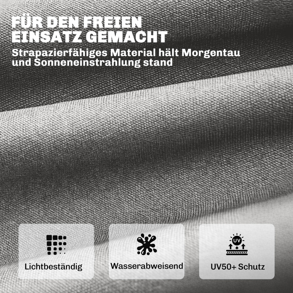 Cuscino per Pallet ¨C Zephmum ¨C Grigio Chiaro 198x65x13 cm
