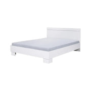 Letto COMO - 2 piazze 160x200 cm con rete a doghe - Colore bianco