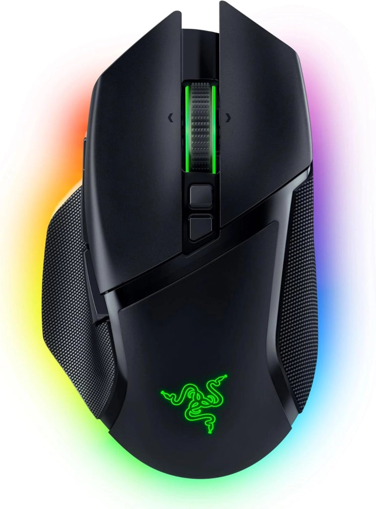 Razer Basilisk V3 Pro - Mouse da Gioco Wireless Personalizzabile con Rotellina Inclinabile Razer Hyperscroll (Sensore Ottico Focus Pro 30K, Chroma RGB, Pulsanti Programmabili 10+1) Nero