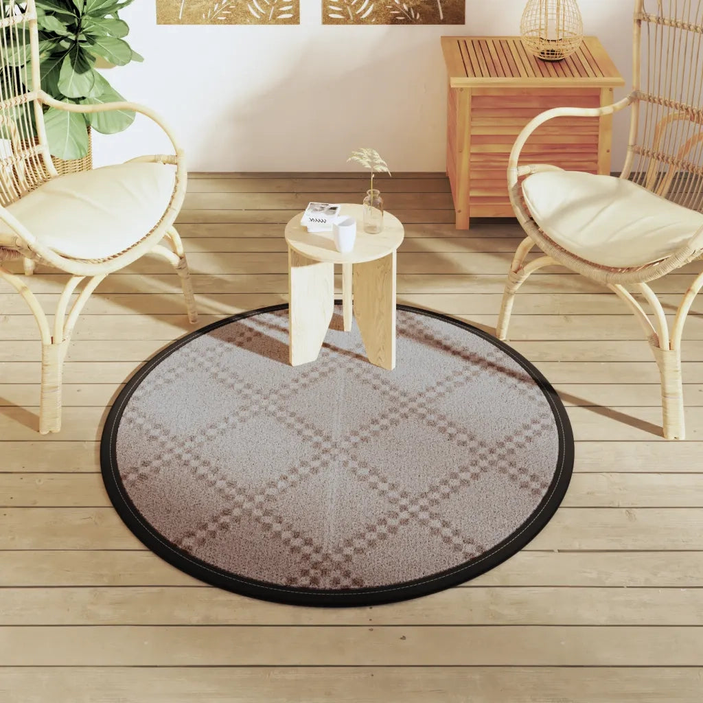 Tappeto da Esterni ARAKIL Marrone ?120 cm in PP CFW7271326