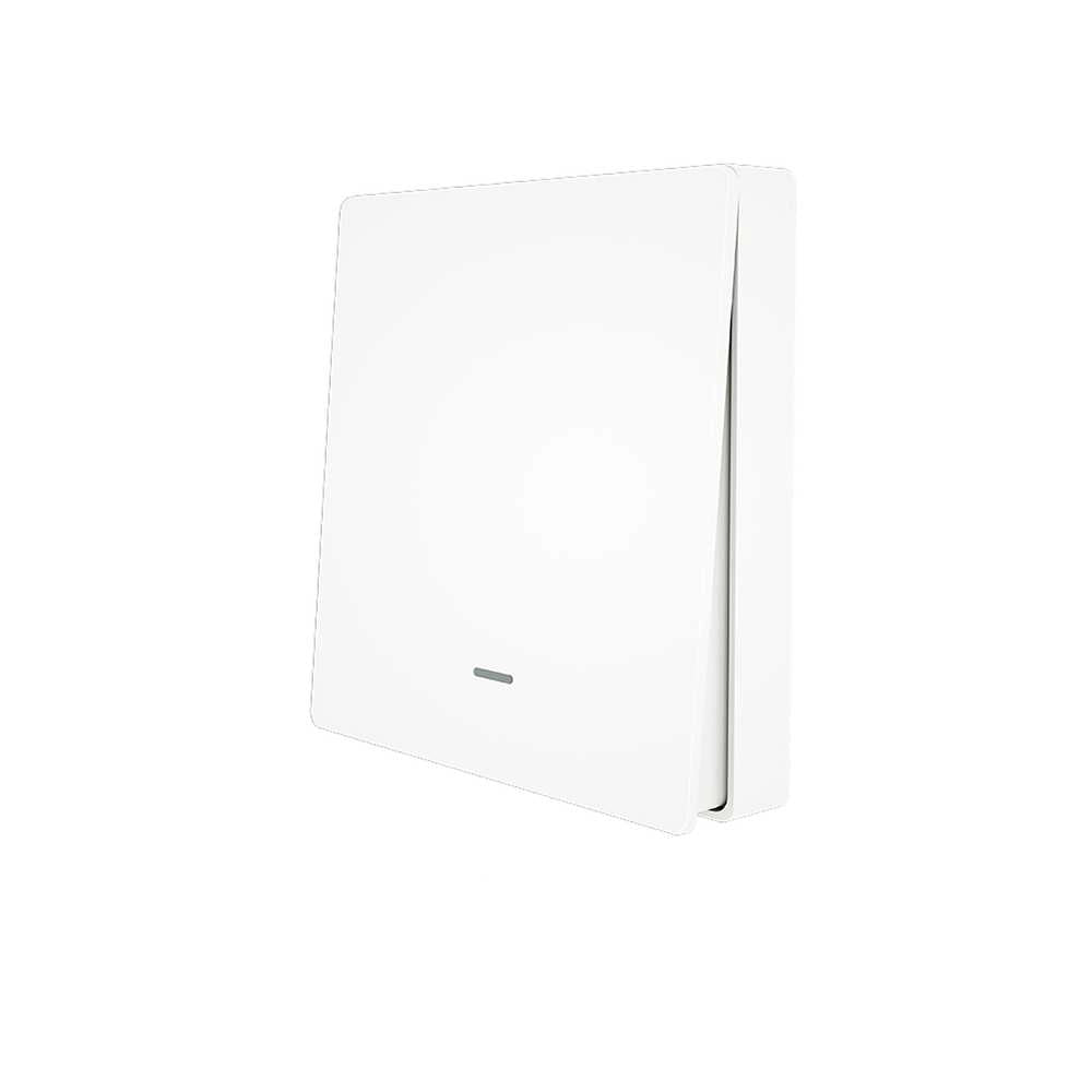 Telecomando Interruttore 1 Tasto, RF 433MHz, TUYA, Smart Life, 3V Con Pile CR2032, 86x86x16mm, IP20, SH4491