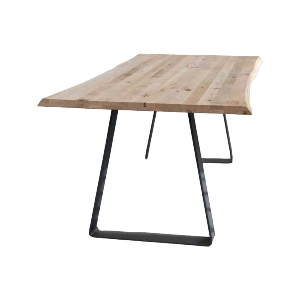 Tavolo legno massello nodo aperto 160x90 sp. 4 cm (806) - Mobili 2G