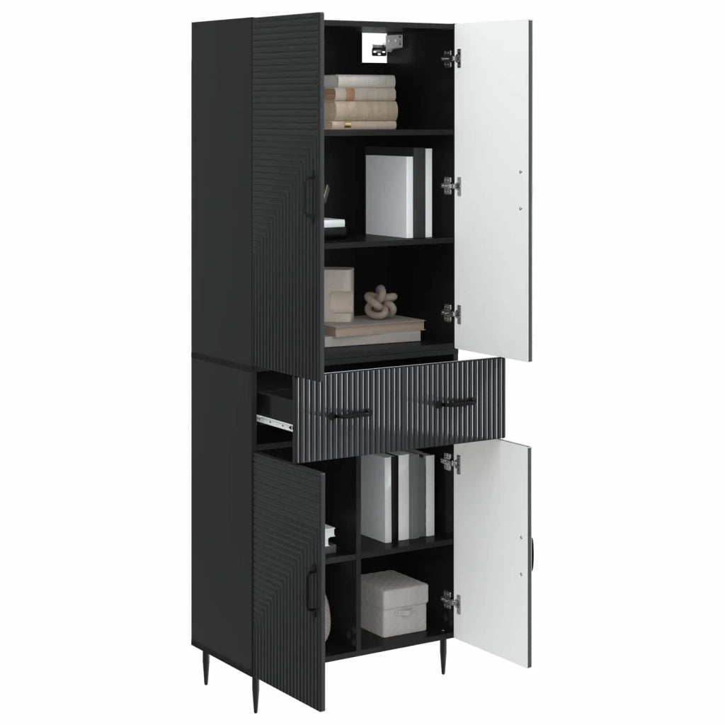 Set di armadi 2 pcs Nero 66 x 34,5 x 89,5 cm 3416665