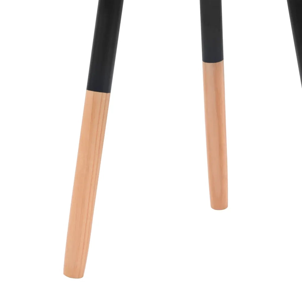 Set Tavolini 2 pz in Legno Massello di Pino Neri 244735