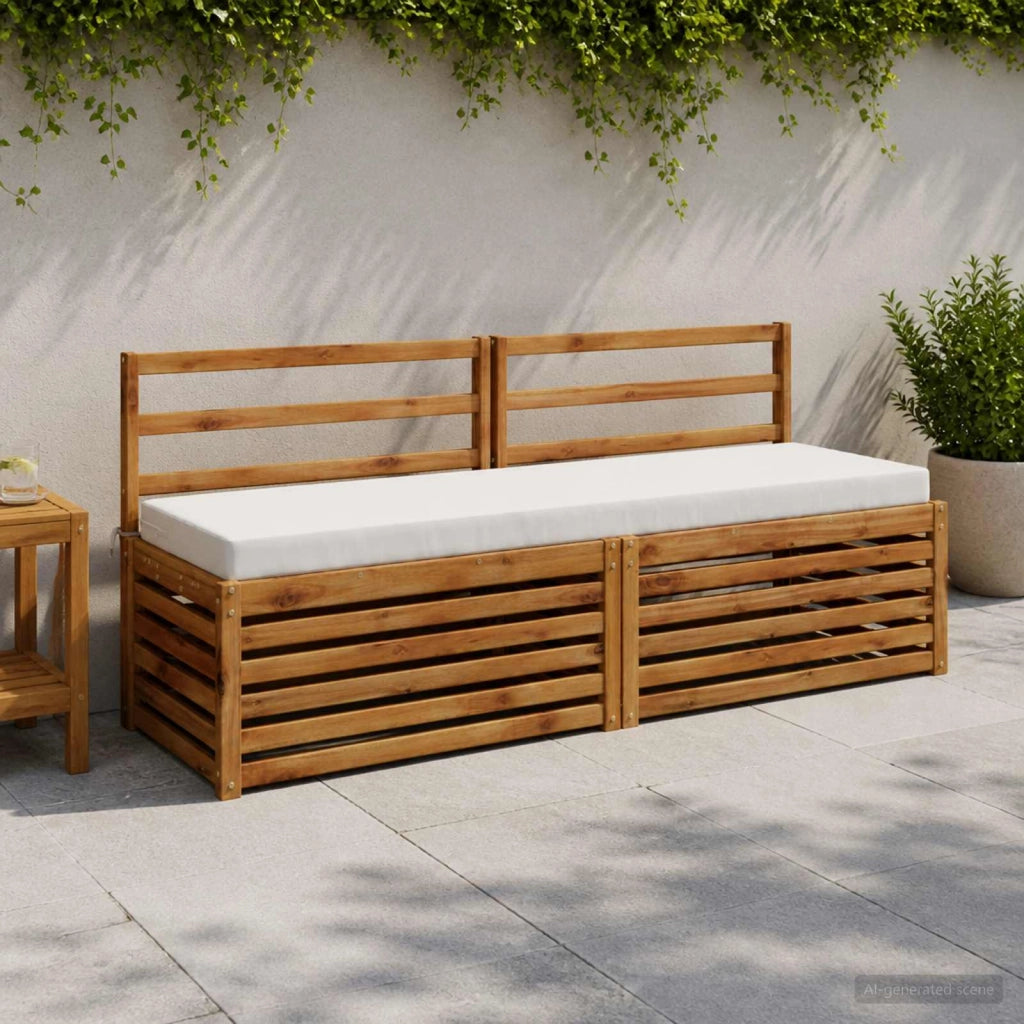 Cuscini per Panchina a 2 Pezzi SOEST 2 pz 100% Poliestere 950073