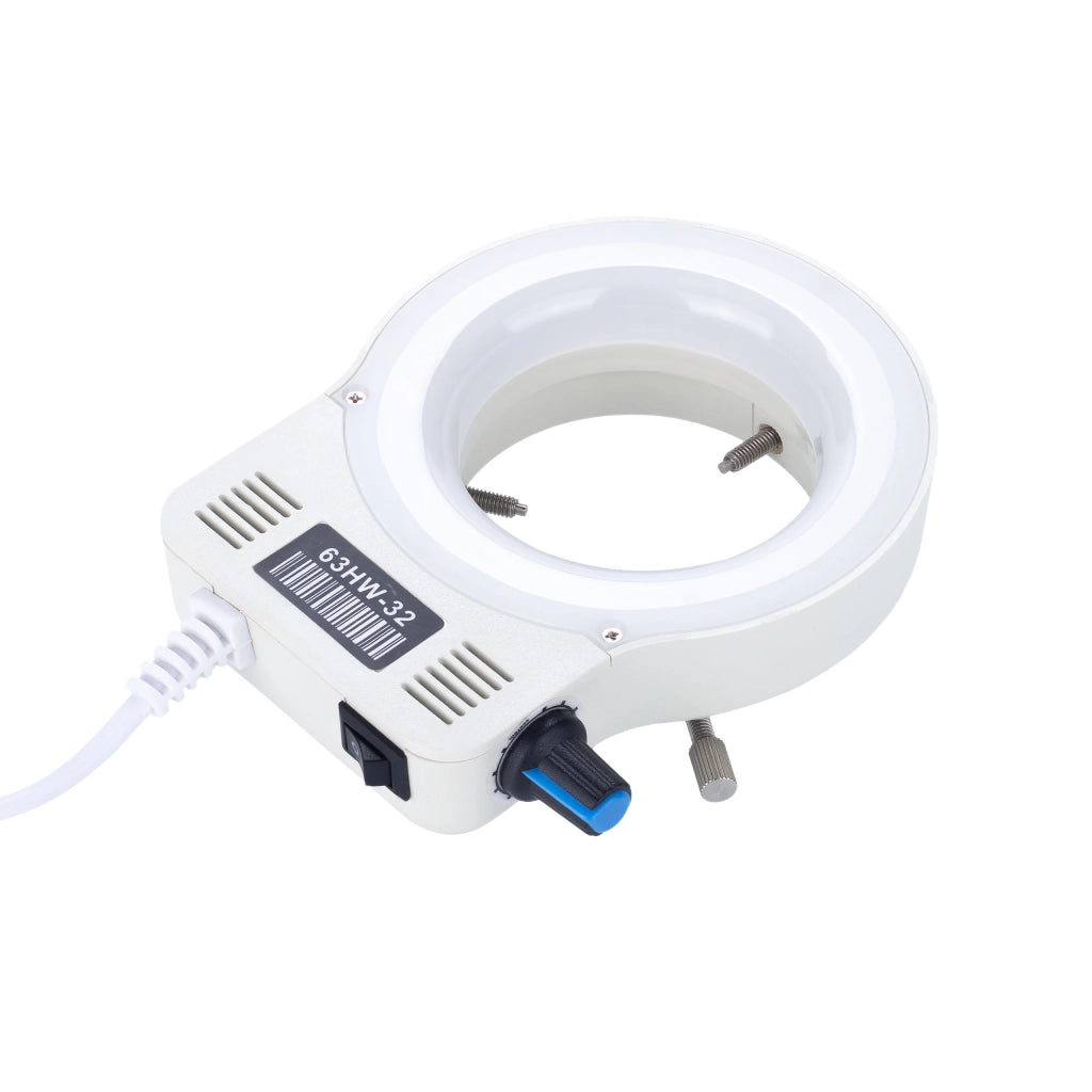 Illuminatore per Microscopio 32xLED – Regolabile con Dimmer | Diametro 60-95 mm