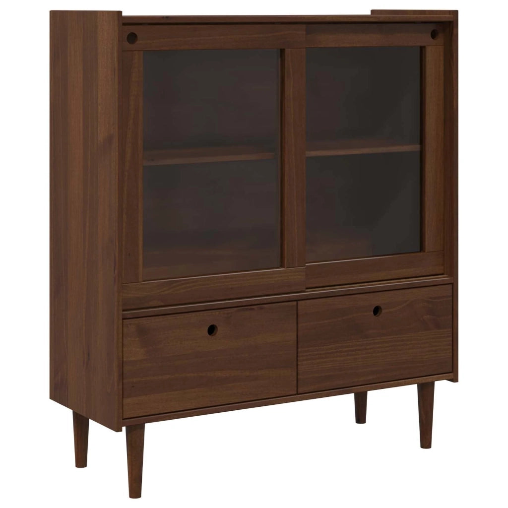 Credenza BILBAO Caramello scuro 104 x 40 x 120 cm 42041330