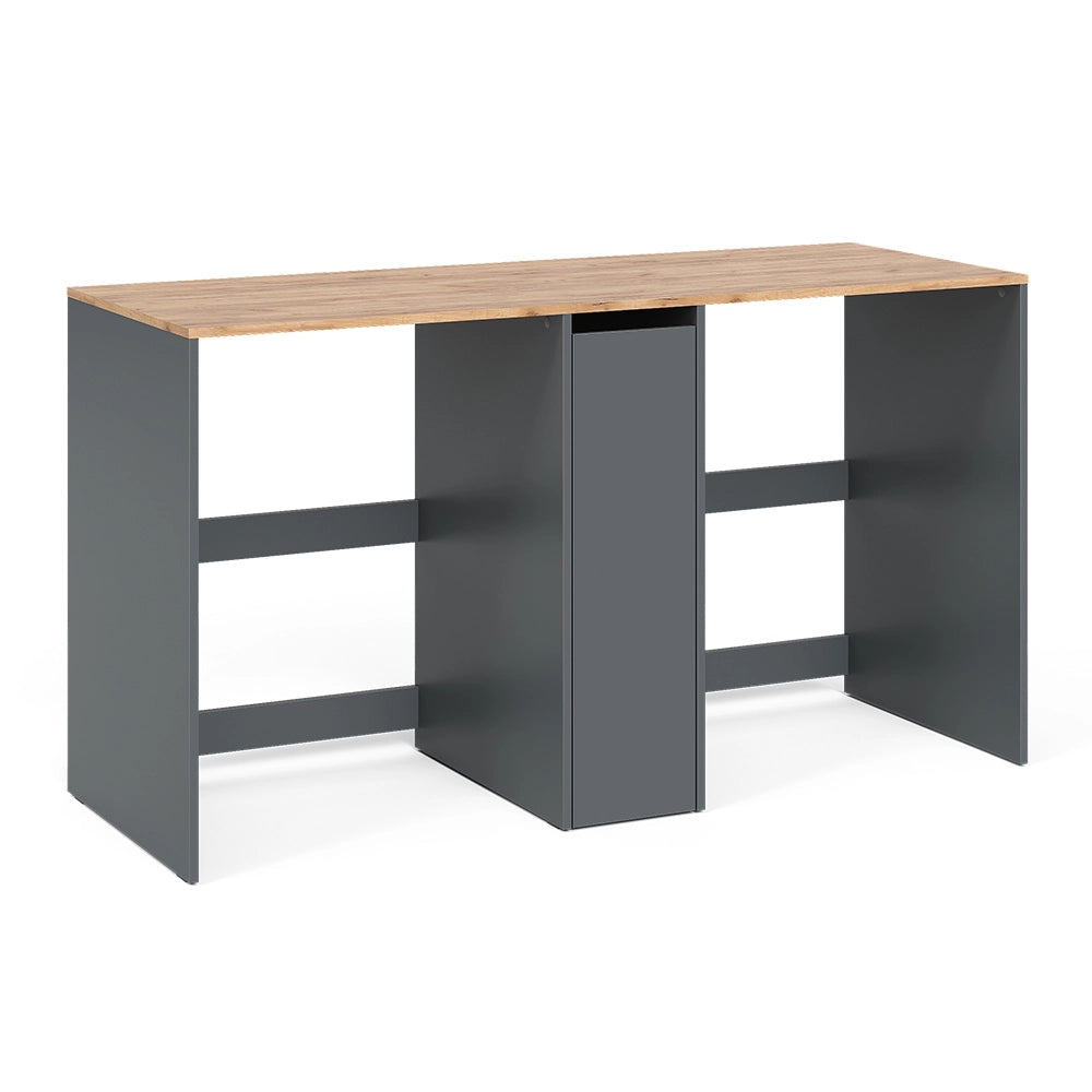 Vicco Mobile lavatrice Antracite/Rovere dorato 159.8 x 88.2 cm con 3 scomparti
