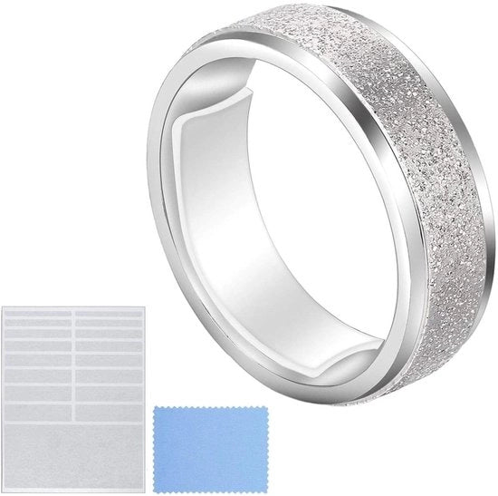 Regolatore di Anello Invisibile con Panno Pulito - Riduttore di Anello - Regolatore di Dimensione di Anello per Montaggio di Anello Largo - Per 38 Anelli