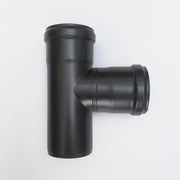 Raccordo a t 90° braga mf codino f nero pellet da 80mm