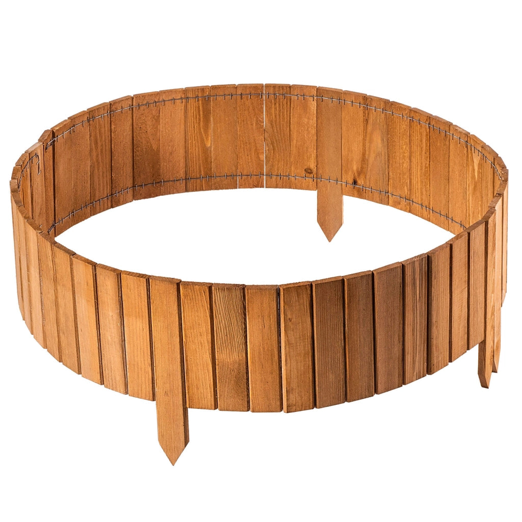 Recinzione da giardino in legno KADAX Palisade, rovere martellato, 20x116