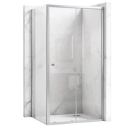 Cabina Doccia Rea Primo Slide 100x80 Chrome