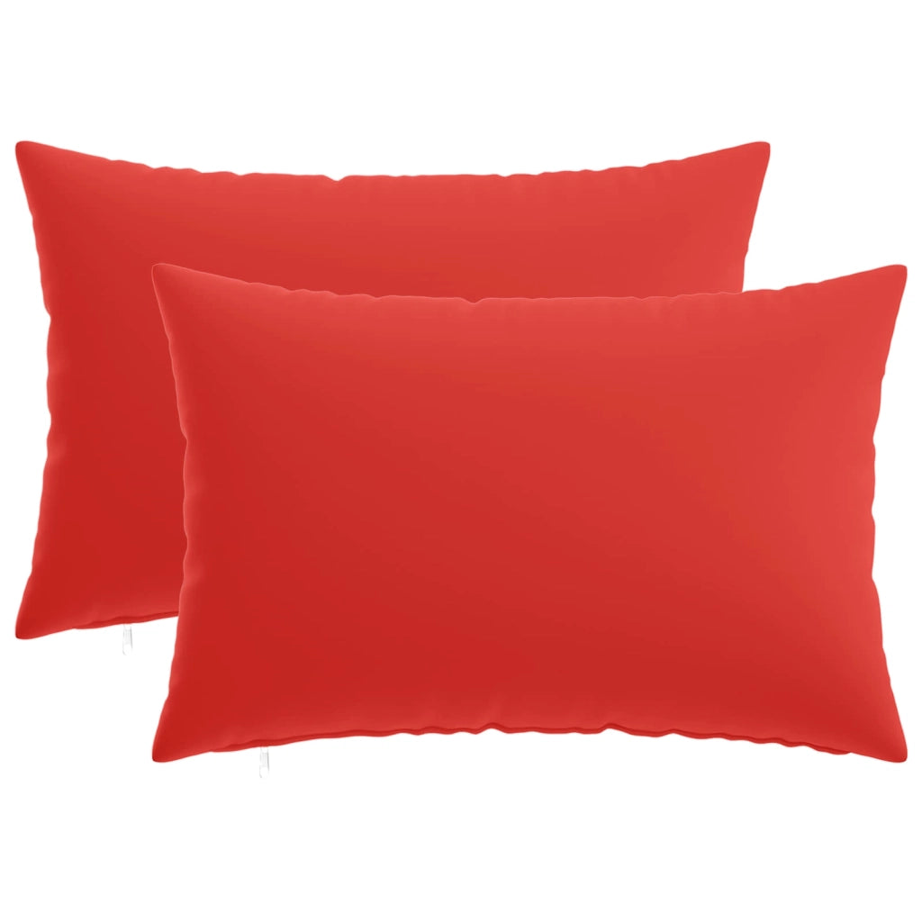 Federa 2 pcs HEERLEN Rosso 50 x 75 cm Poliestere 911733