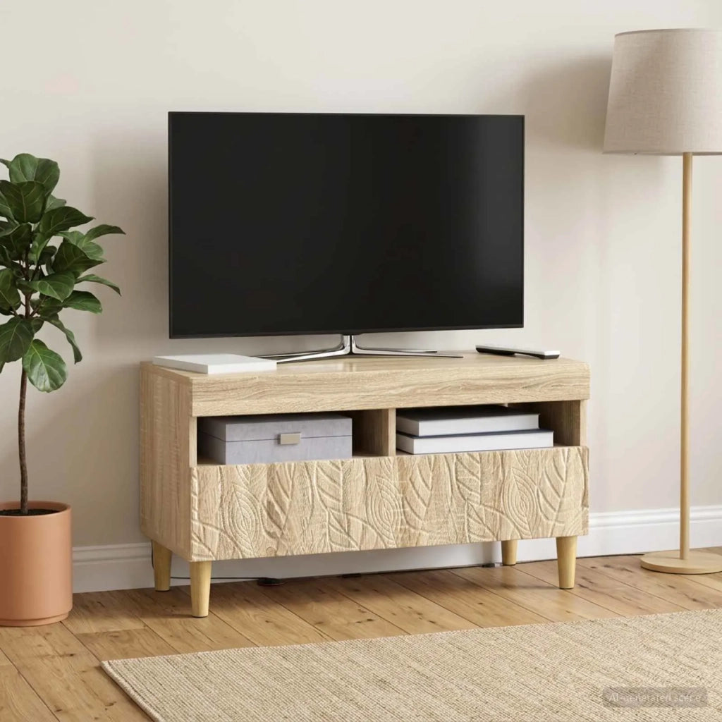 Mobile TV LED Rovere Sonoma Legno ingegnerizzato 897217