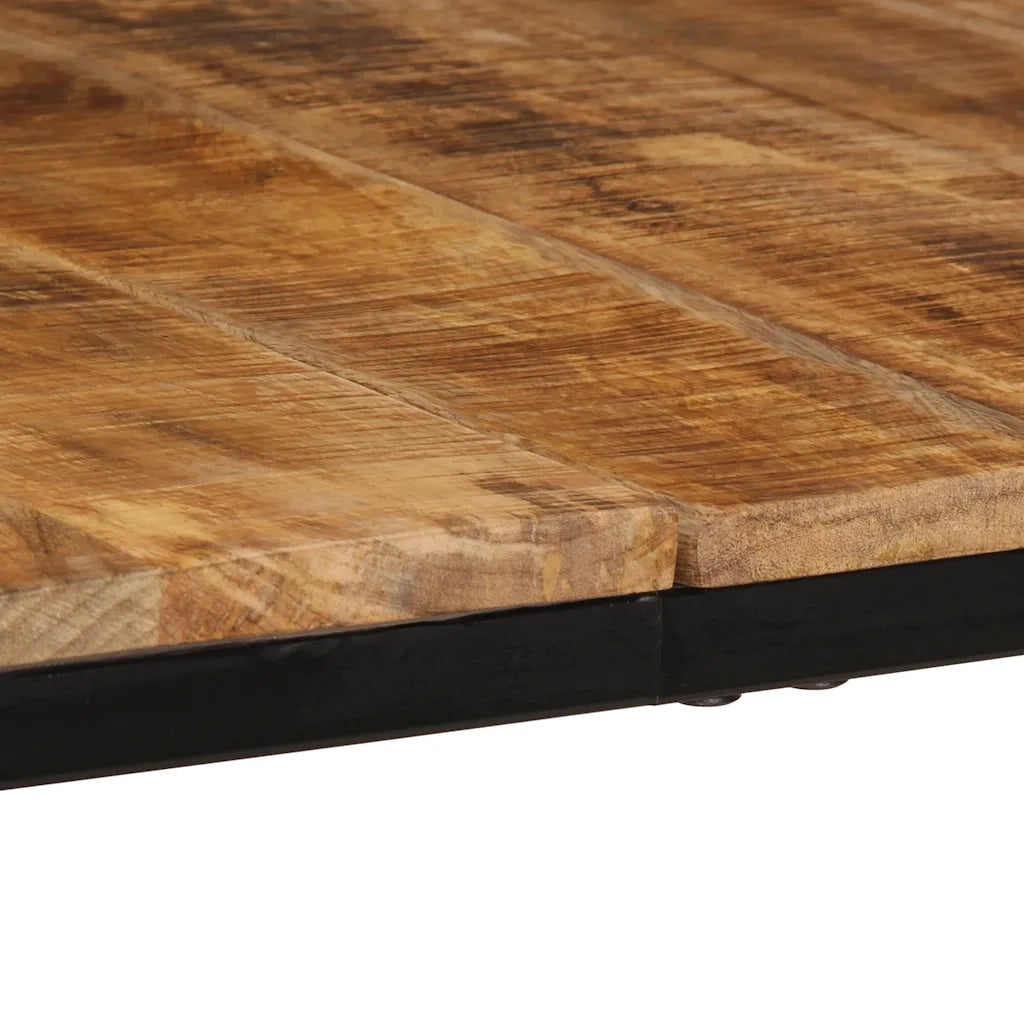 Tavolo da Pranzo 200x100x75cm in Legno Massello di Mango Grezzo 373607