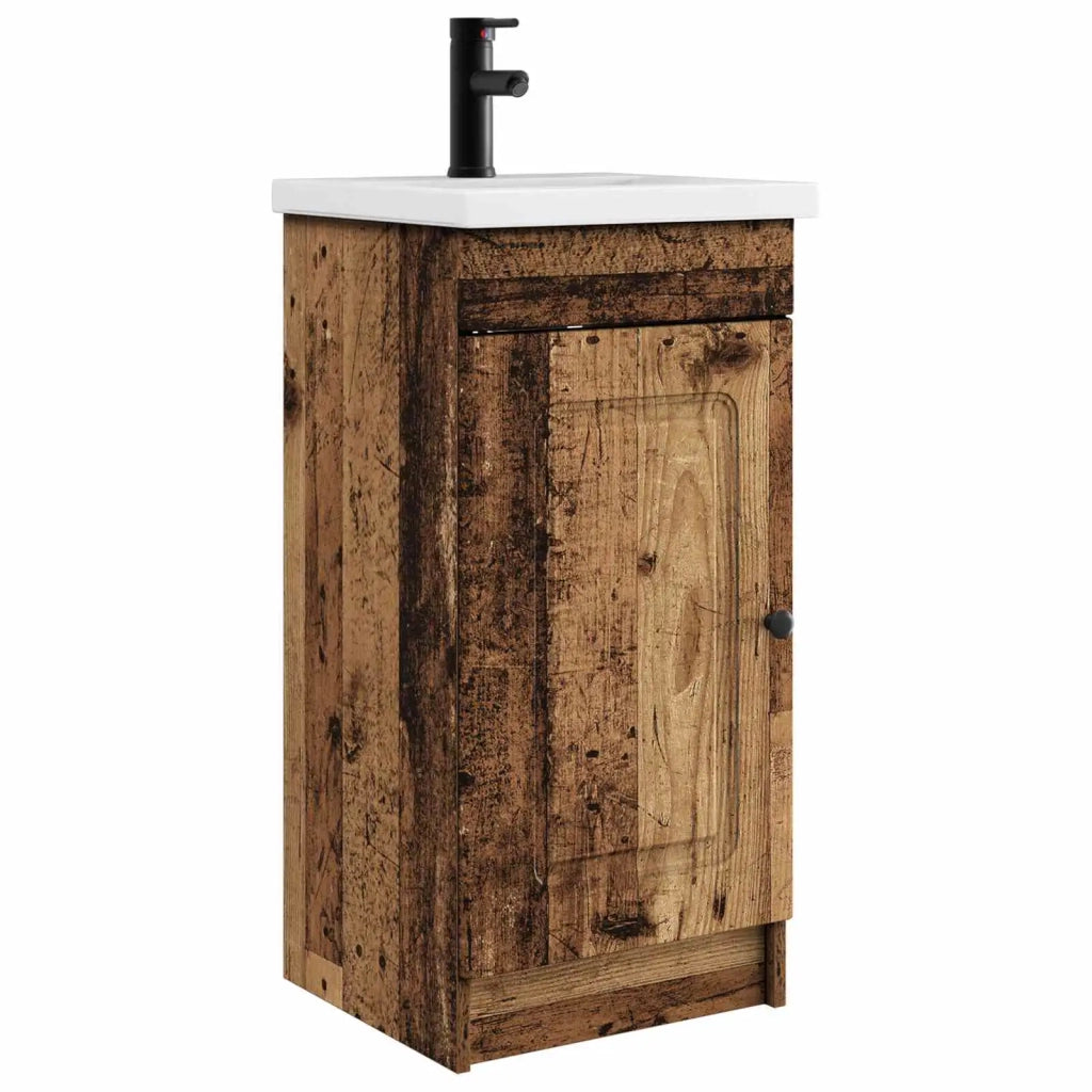 Mobile da bagno con lavabo Legno antico 42 x 40 x 84,5 cm 890002