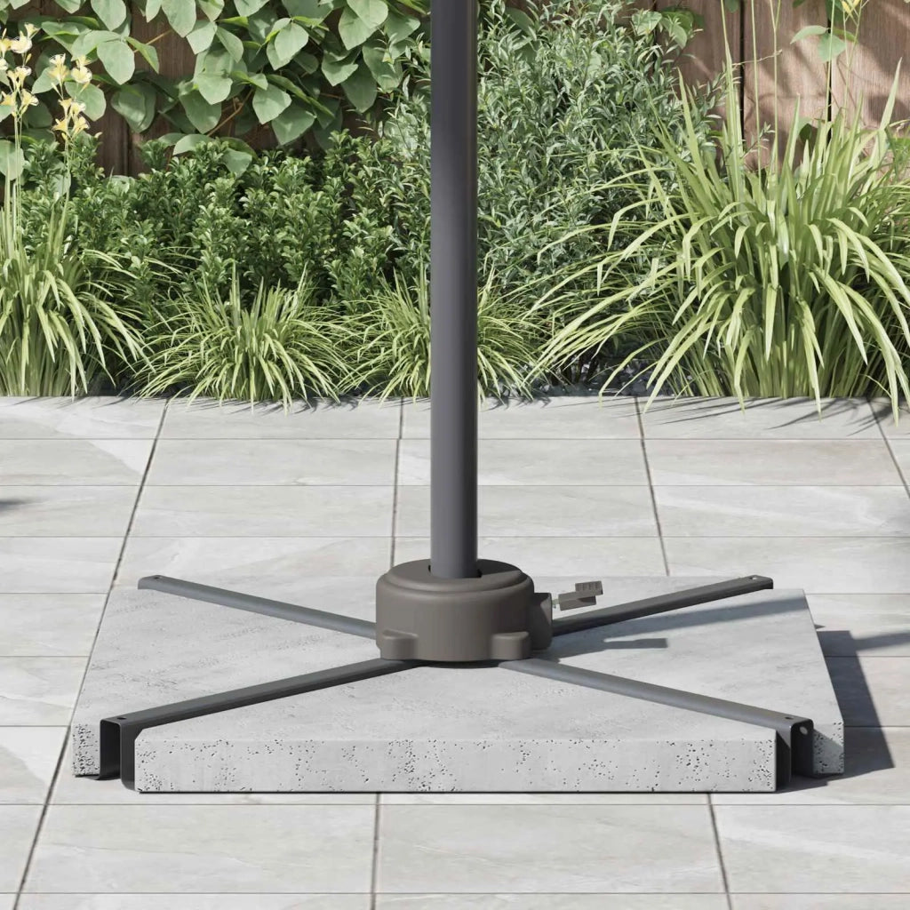 Base per ombrellone-Supporto per ombrellone Argento 23 x 14 x 6 cm