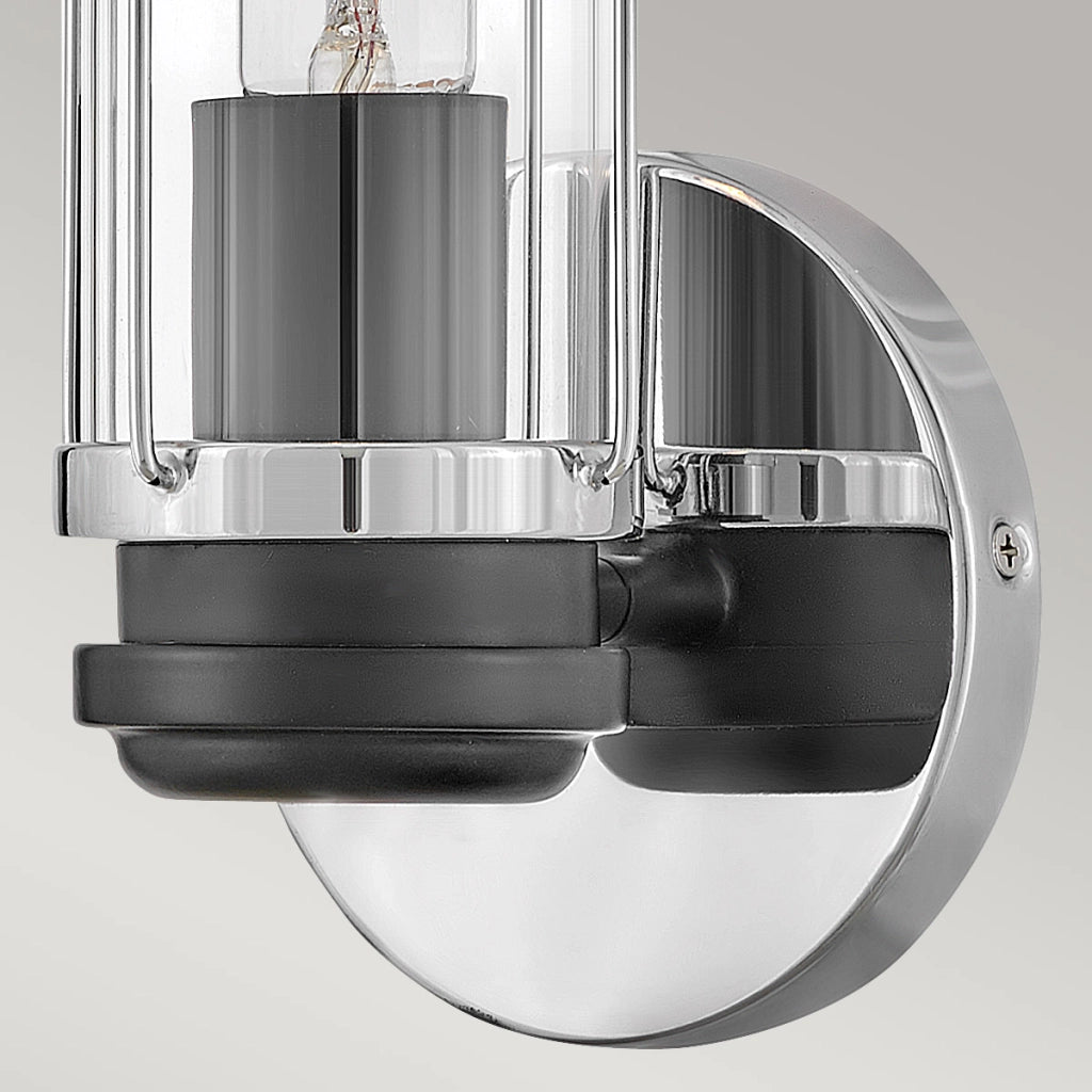 Applique bagno Masthead Hinkley cromata vetro tubo E27