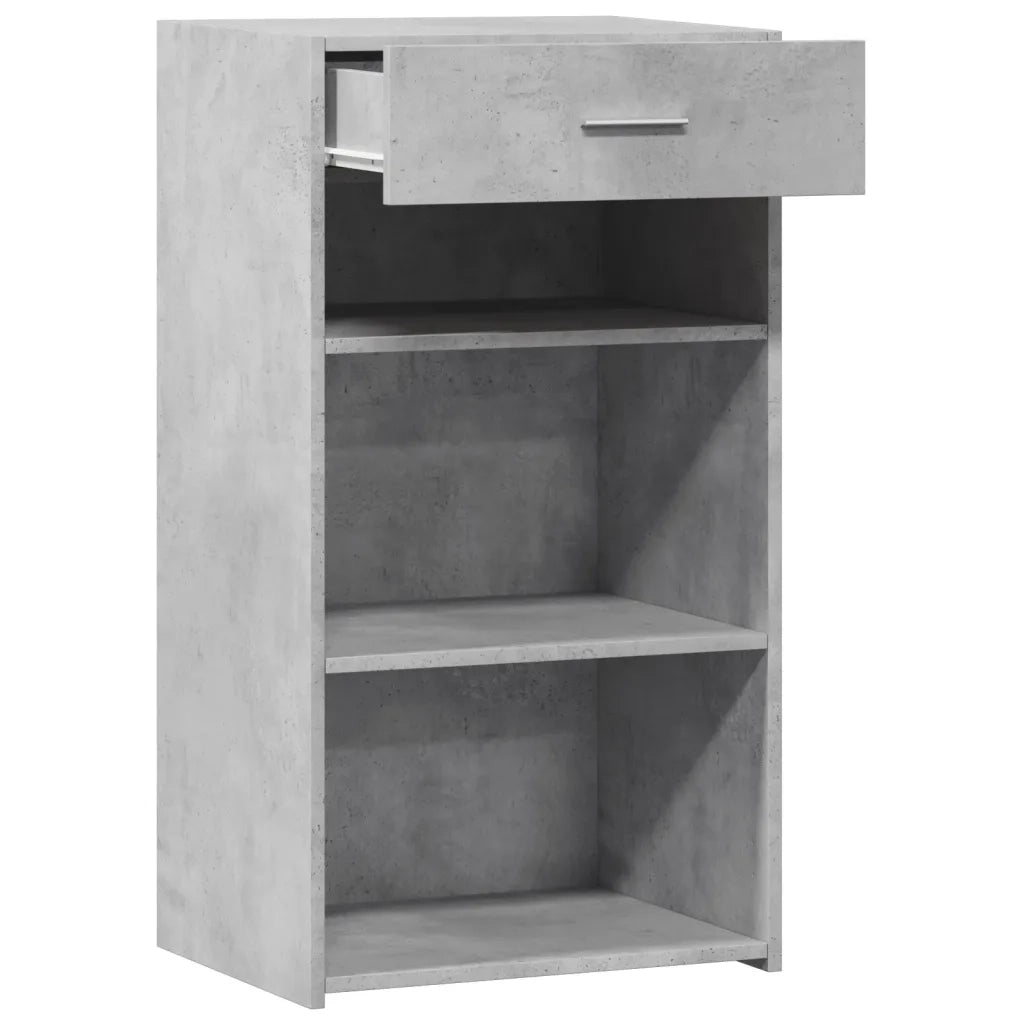 Credenza Grigio Cemento 50x42,5x93 cm in Legno Multistrato 846330