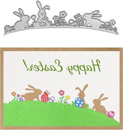 Disegni di metallo per stampe di coniglio pasquale - Matrice di rilievo per Pasqua - Hobby DIY.