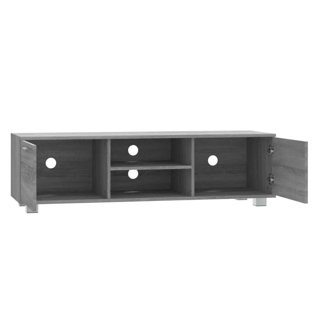 Mobile TV Grigio Sonoma 140x40,5x35 cm in Legno Multistrato 342627