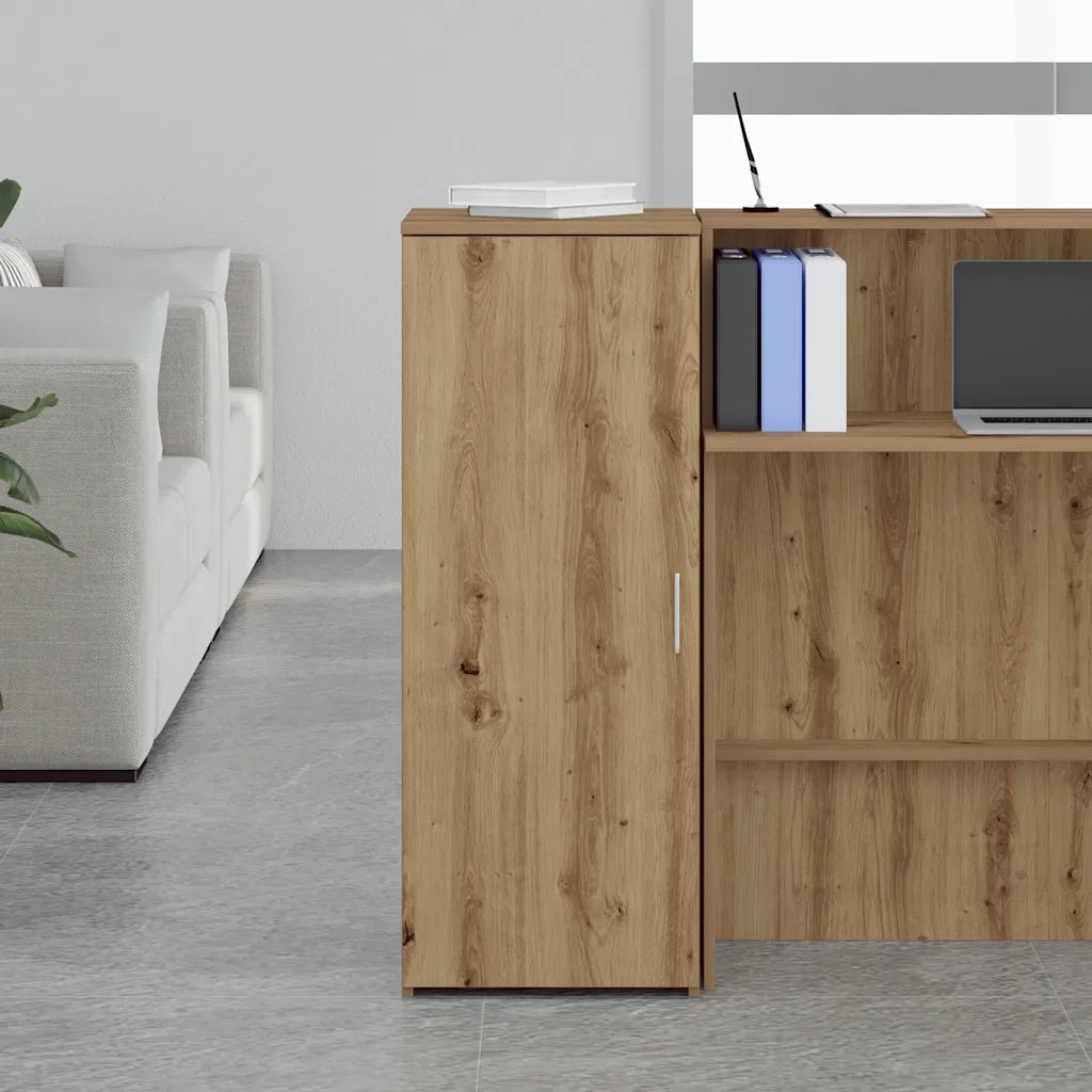 Mobile Portaoggetti Rovere Artigianale 40x45x103,5cm Truciolato 859041