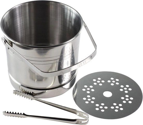 Isemmer con Tangolo e Strato di Drenaggio - Piccolo Set di Casa in Acciaio Inossidabile con Contenuto HTML Isemmer
