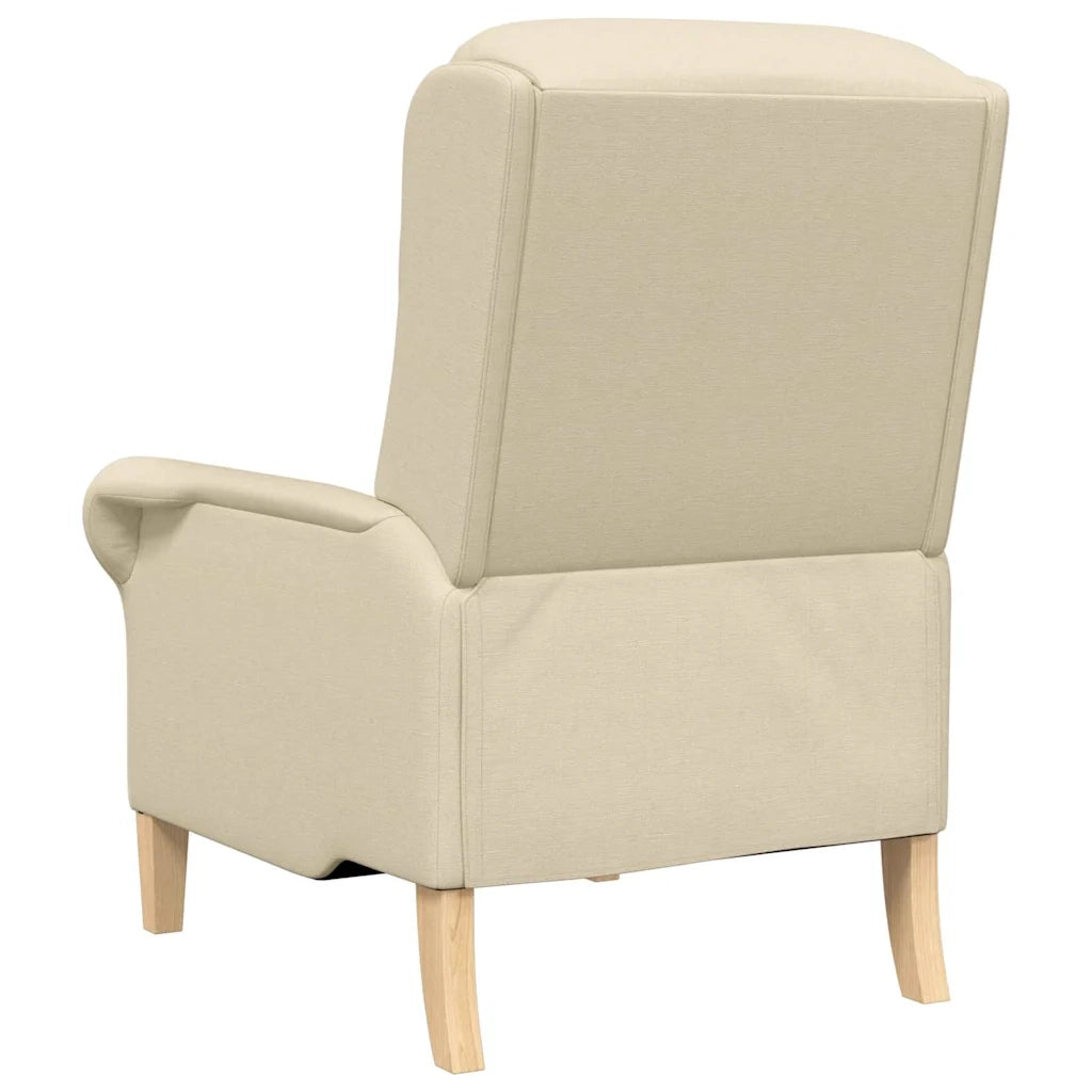Poltrona-Poltroncina-Divano Sedia Crema Tessuto 869746