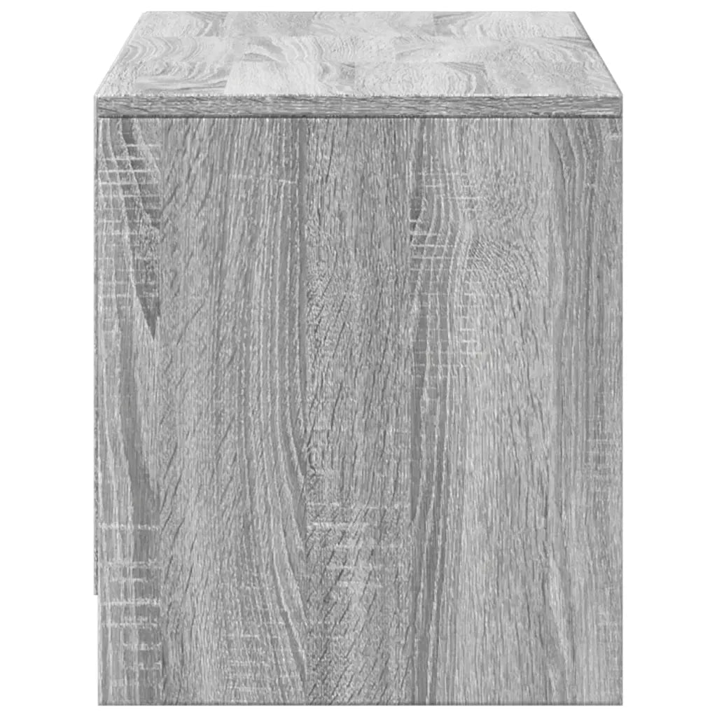 Mobile Porta TV con LED Grigio Sonoma 97x34x40 cm in Truciolato