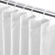 Douchegordino per Bagno con Tela Strutturata, Set di Douchegordini Leggeri per Bagno, Hotel, con 12 Haken, 183 x 200 cm